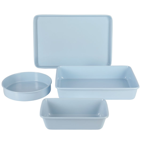 Martha Stewart Everyday Carbon Steel 4 Piece Colored Bakeware Set In